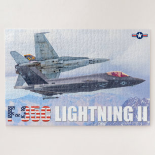F-35C LIGHTNING II (20x30 INCH) Jigsaw Puzzle