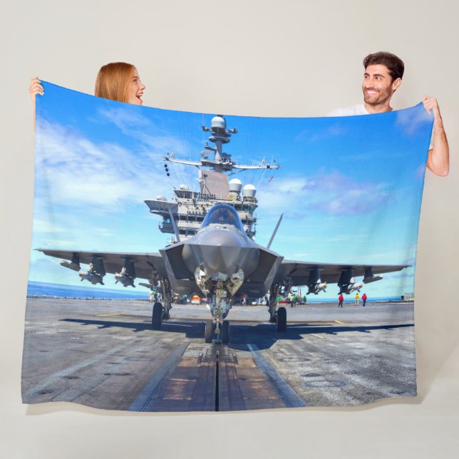 F-35C LIGHTNING II FLEECE BLANKET (In Situ)