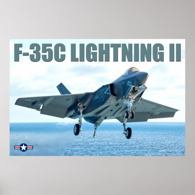F-35C LIGHTNING II POSTER (Front)