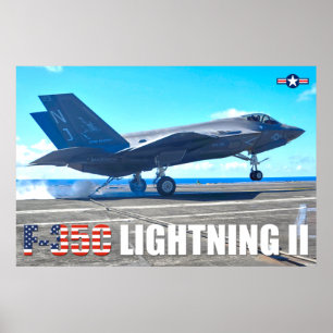 F-35C LIGHTNING II POSTER