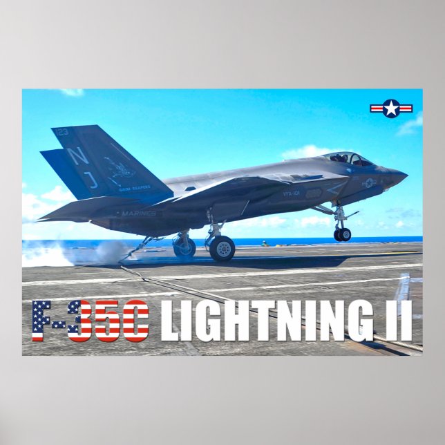 F-35C LIGHTNING II POSTER (Front)
