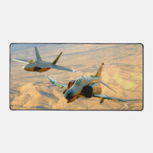 F-4 PHANTOM and F-22 RAPTOR Desk Mat