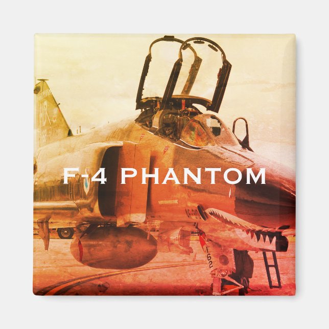 F-4 PHANTOM FIGHTER AIRCRAFT MAGNET (Front)