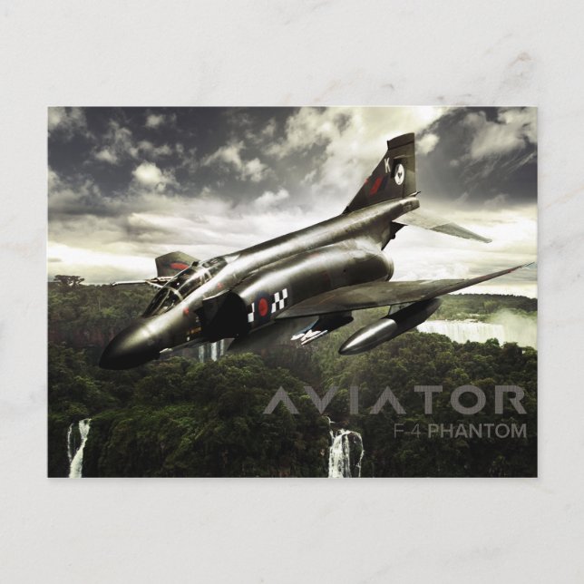 F-4 Phantom Fighter Jet Postcard (Front)