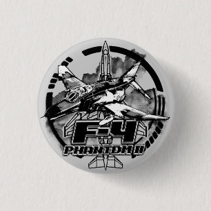 F-4 Phantom II 3 Cm Round Badge