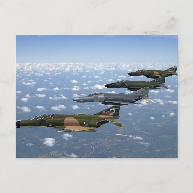 F-4 Phantom II Heritage Flight Postcard (Front)
