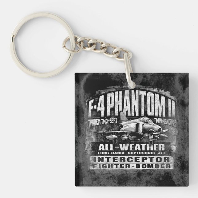 F-4 Phantom II Keychain Acrylic Keychain (Front)