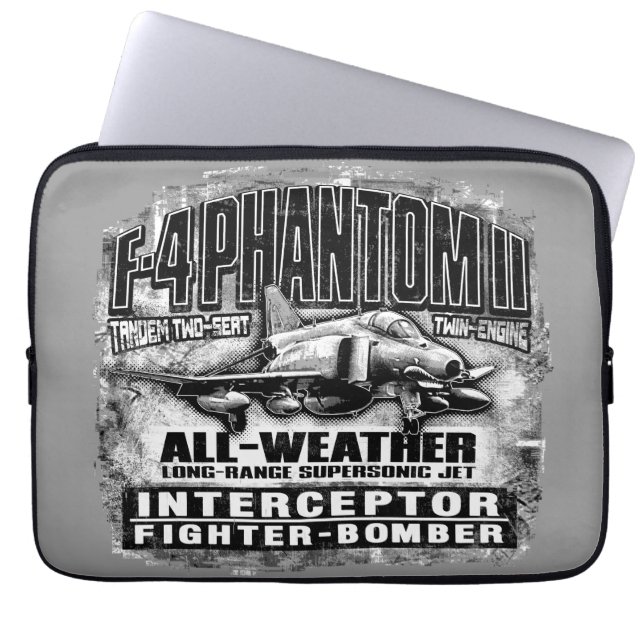 F-4 Phantom II Laptop Sleeve Electronics Bag (Front)