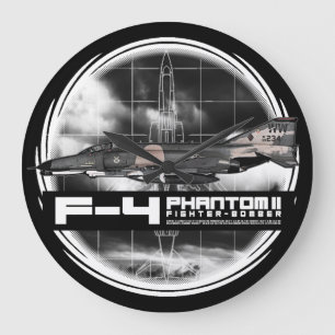 F-4 Phantom II Large Clock