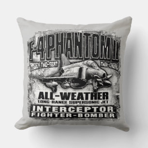 F-4 Phantom II Throw Pillow Throw Pillow