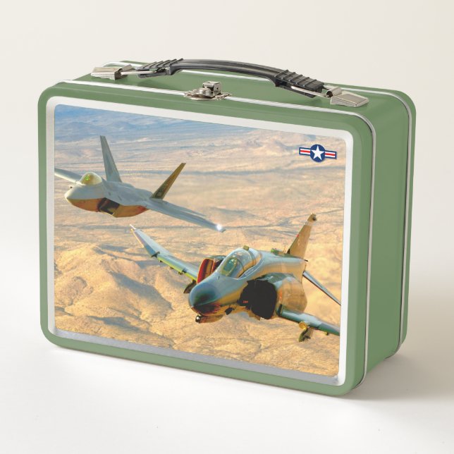 F-4 PHANTOM METAL LUNCH BOX (Front)