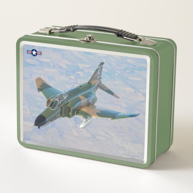 F-4 PHANTOM METAL LUNCH BOX (Front)