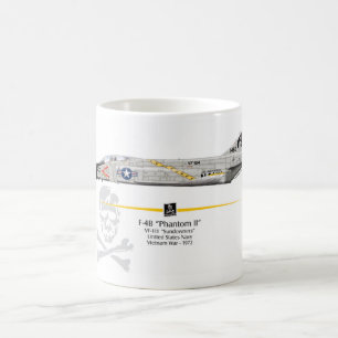 F-4B Phantom VF-184 "Jolly Rogres" Hunter Sap Coffee Mug