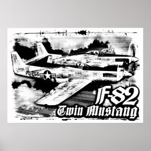 F-82 Twin Mustang Poster