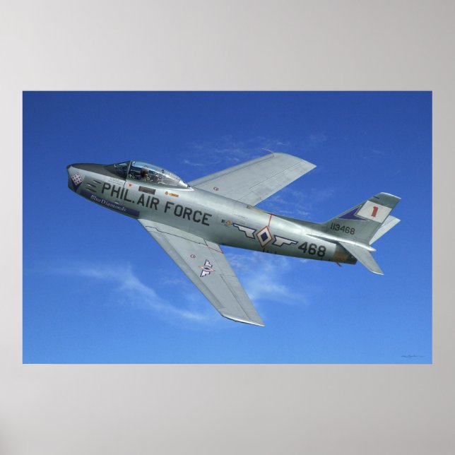 F-86 Sabre Jet Poster (Front)