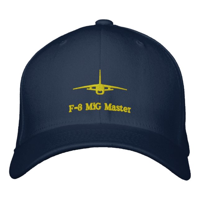 F-8 Crusader Golf Hat W/Call Sign on Back (Front)