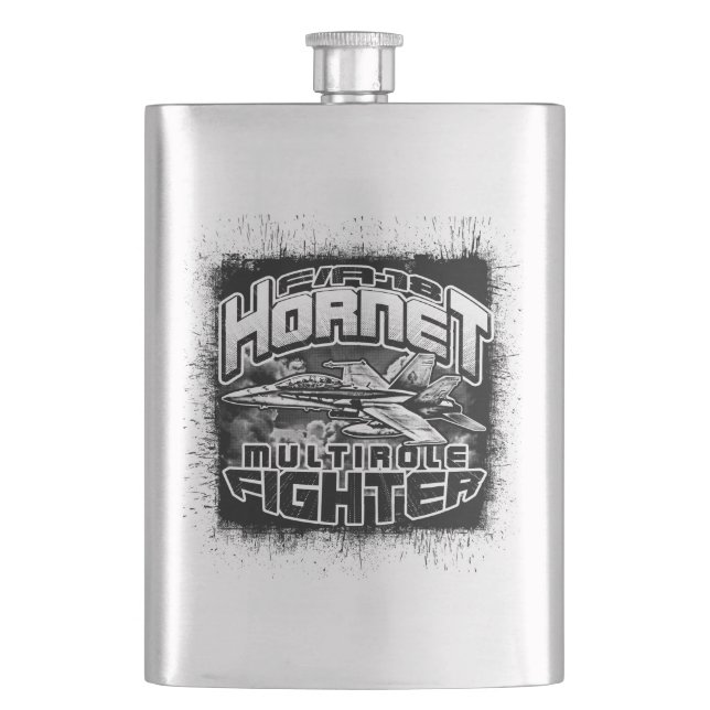 F/A-18 Hornet Hip Flask Classic Flask (Front)
