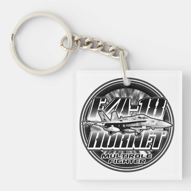 F/A-18 Hornet Keychain Acrylic Keychain (Front)