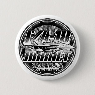 F/A-18 Hornet Pinback Button Button