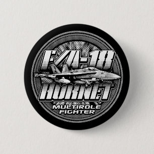 F/A-18 Hornet Pinback Button Button