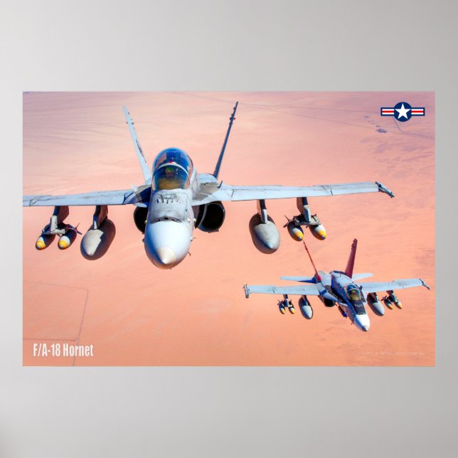 F/A-18 HORNET POSTER (Front)