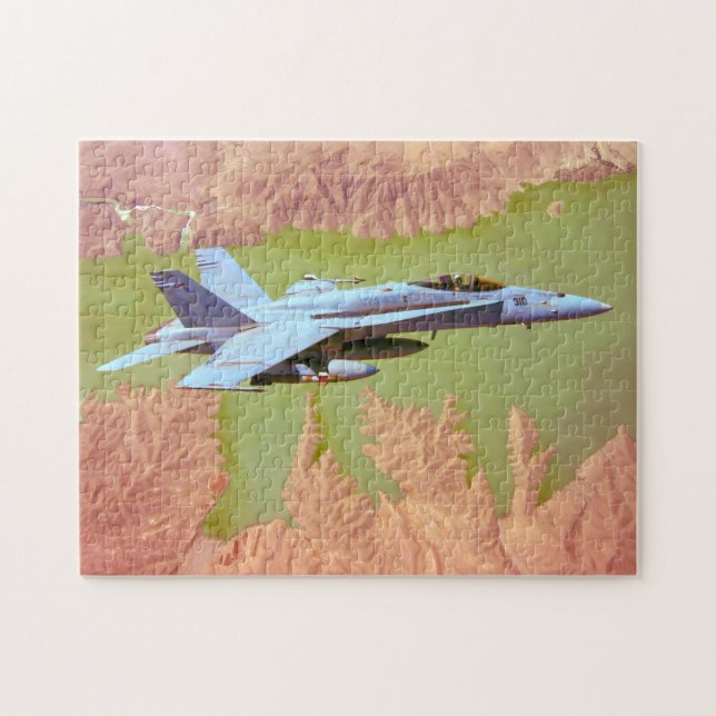 F/A-18C HORNET (11x14 INCH) Jigsaw Puzzle (Horizontal)