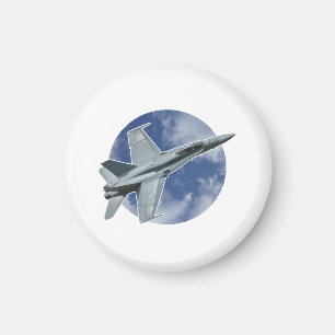 F/A-18C Hornet on a Circular Cloud Magnet