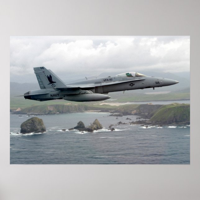 F/A-18C Hornet Poster (Front)