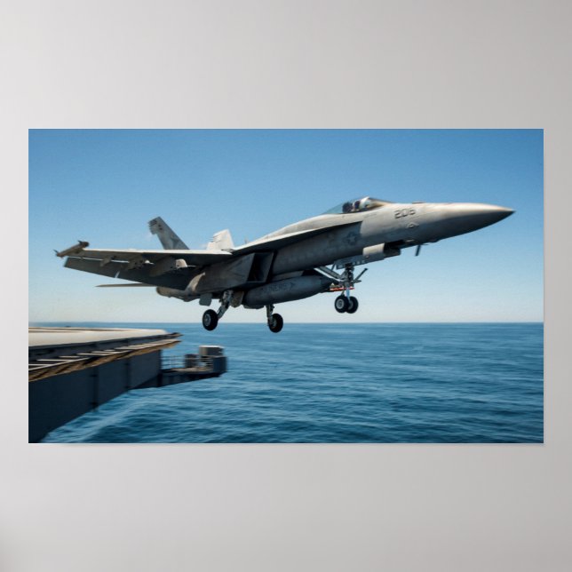 F/A-18C Hornet Poster (Front)