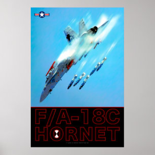 F/A-18C HORNET POSTER