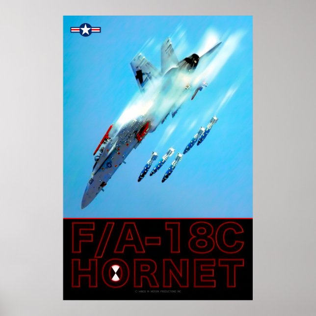 F/A-18C HORNET POSTER (Front)