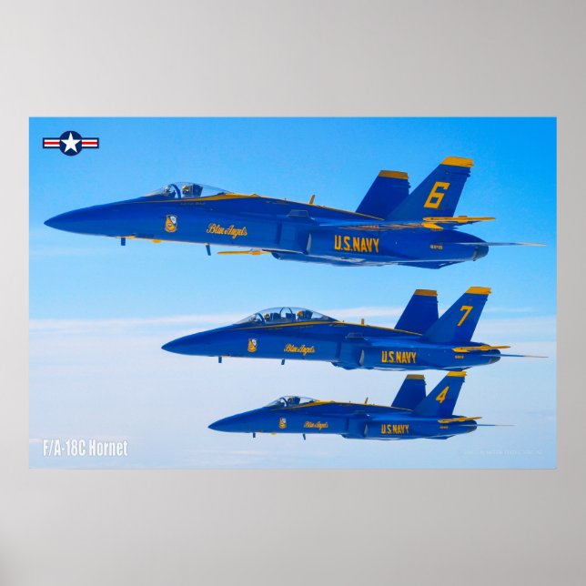 F/A-18C HORNET POSTER (Front)