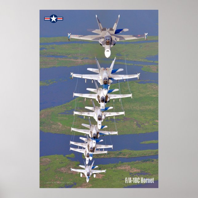 F/A-18C HORNET POSTER (Front)