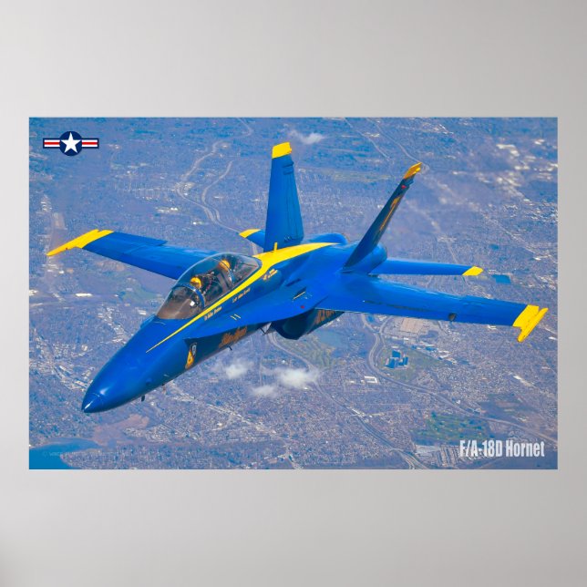 F/A-18D HORNET POSTER (Front)