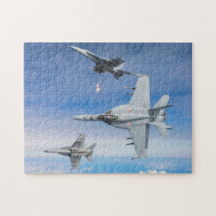 F/A-18E SUPER HORNET (11x14 INCH) Jigsaw Puzzle