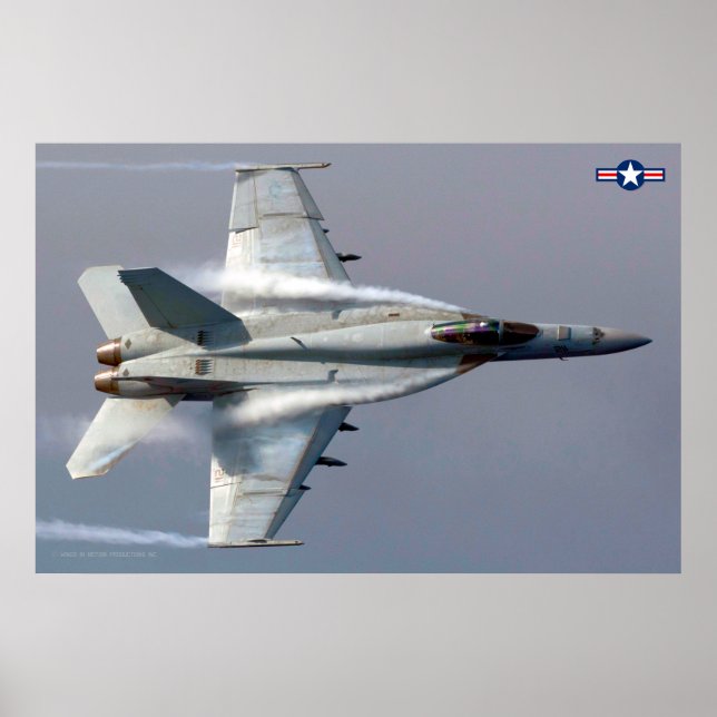 F/A-18E SUPER HORNET POSTER (Front)