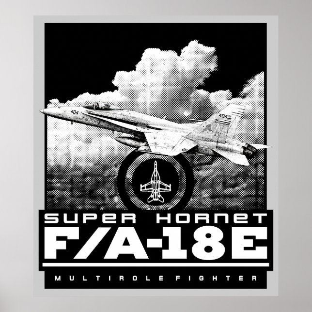 F/A-18E Super Hornet Poster (Front)