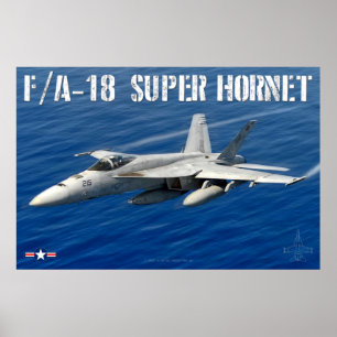 F/A-18E SUPER HORNET POSTER