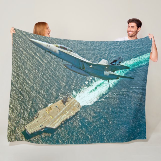 F/A-18F SUPER HORNET FLEECE BLANKET (In Situ)