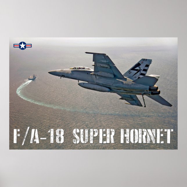 F/A-18F SUPER HORNET POSTER (Front)