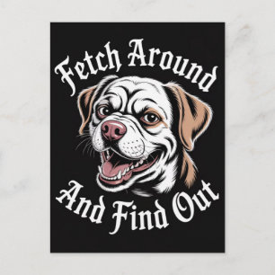 F Around And Find Out 2025  Holiday Postcard
