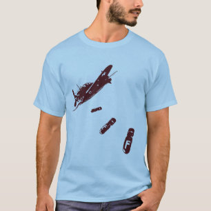 F-Bomb Diver (Maroon) T-Shirt