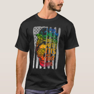 F Bomb Mum With Tattoos Pretty Eyes And Thick Thig T-Shirt
