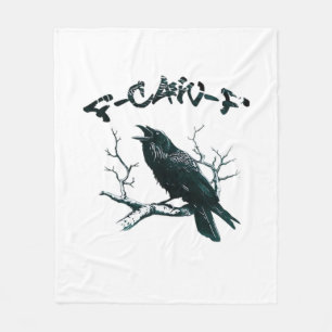 F-Caw-F Aesthetic Design Fleece Blanket