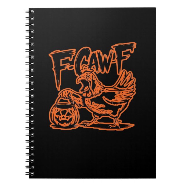 F-Caw-F Attitude Classic Vintage Style Notebook (Front)