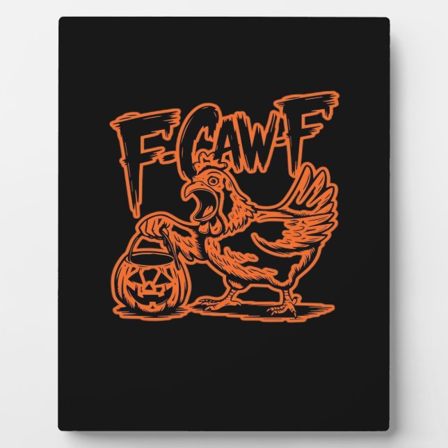 F-Caw-F Attitude Classic Vintage Style Plaque (Front)