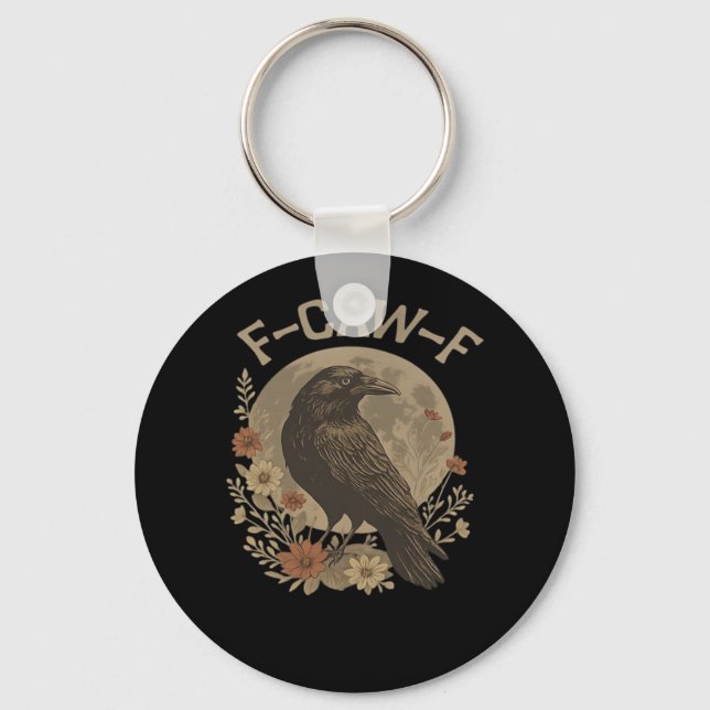 F-Caw-F Basic Design Key Ring (Front)
