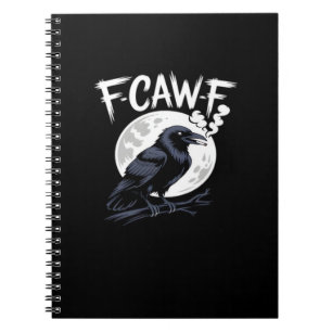 F-Caw-F Bird Classic Vintage Art Notebook