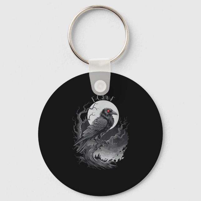 F-Caw-F Bird Creative Art Key Ring (Front)