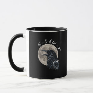 F-Caw-F Bird Crow Minimal Clean Mug